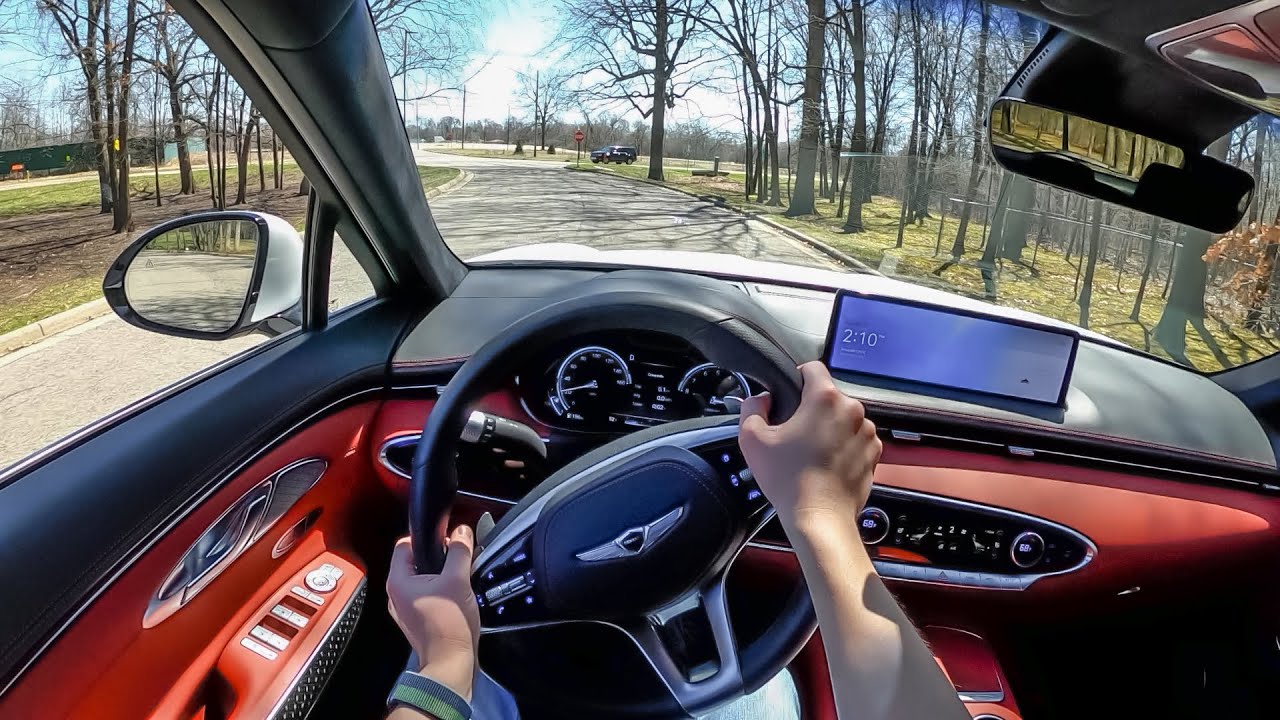 2022 Genesis GV70 Sport Prestige 3.5T - POV Test Drive (Binaural Audio)