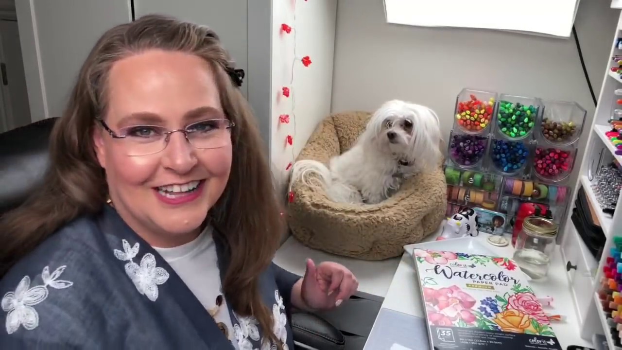 Coloring with Watercolor Brush Pens (LIVE)