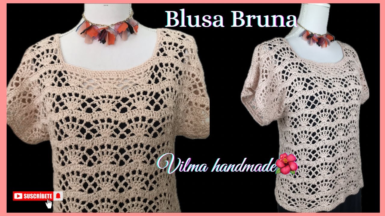 Paso a paso: Blusa tejida a crochet, fácil y rápida.#crochet