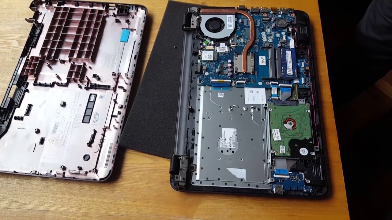 HP 255 G5 disassembly, разборка