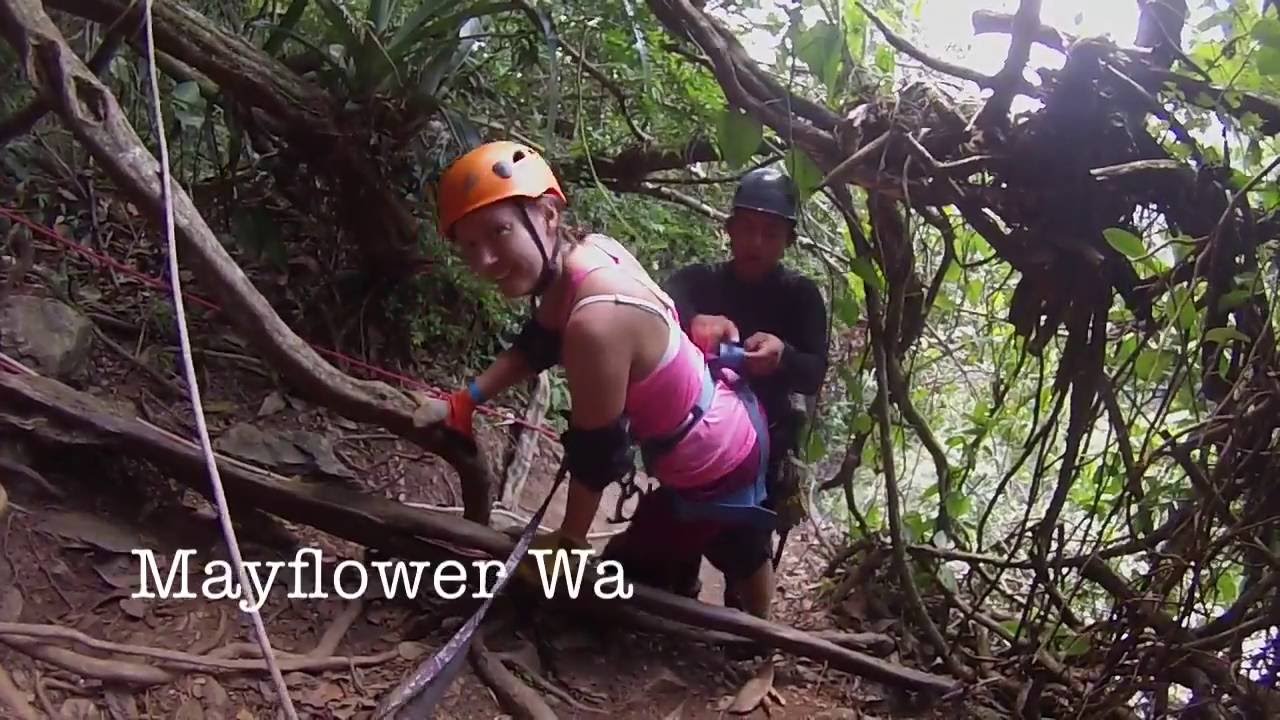 Waterfall Rapelling in Belize! Hamanasi Resort