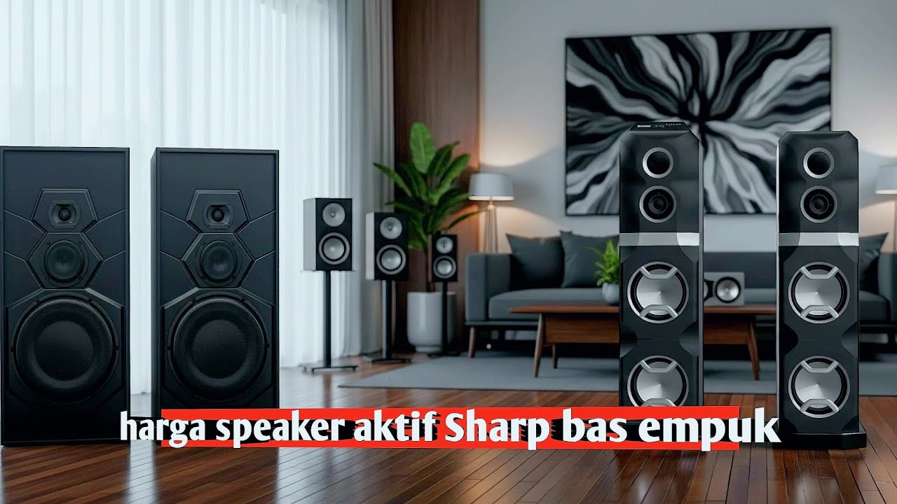 Harga speaker aktif Sharp bas empuk terbaru