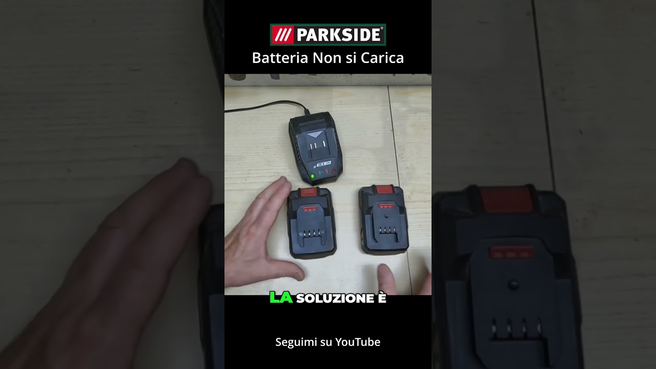 Batteria Parkside Non Carica - Led Lampeggianti - Ecco la soluzione!
