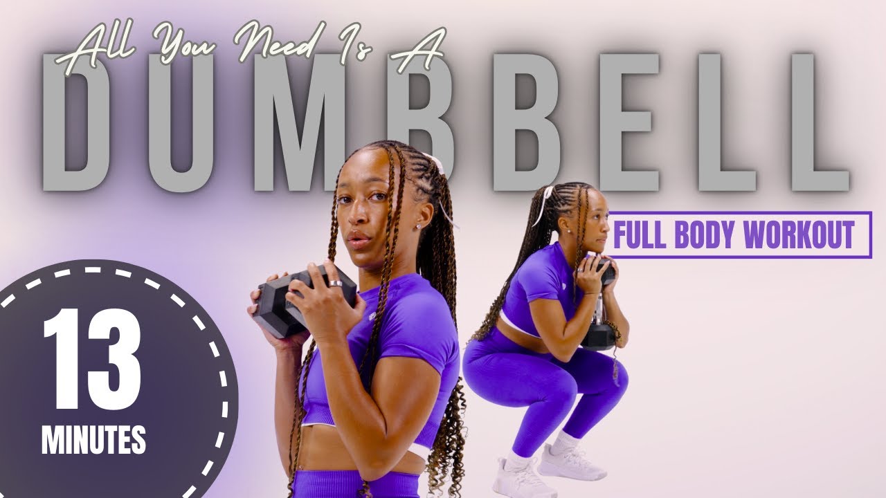 One Dumbbell Only! Full Body Workout | FULL VOICEOVER COACHING Workout | BEGINNER