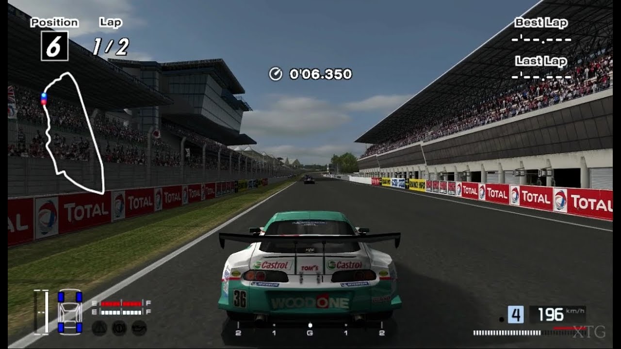 [#1111] Gran Turismo 4 - Toyota WOODONE Tom's Supra (JGTC) '03 Hybrid PS2 Gameplay HD