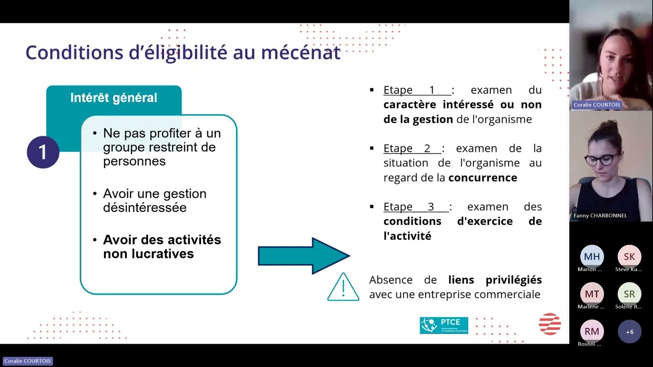 PTCE : rescrit fiscal, utilité publique, intérêt général...? - Webinaire avec les juristes Coorace