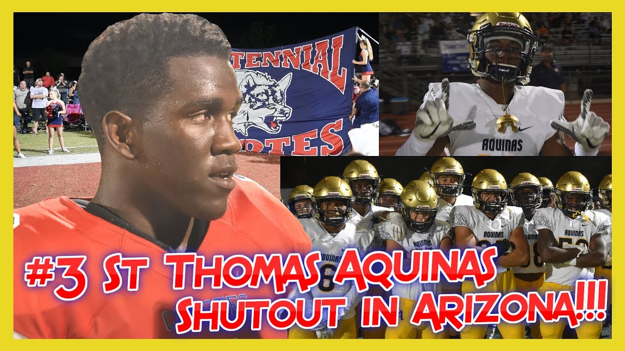 🔥UPSET IN THE DESERT🔥: Centennial (AZ) SHOCKS the Nation by shutting out #3 St Thomas Aquinas (FL)