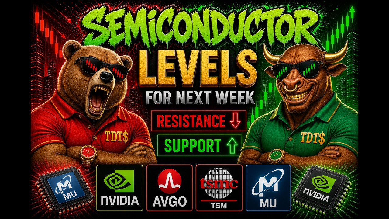Semiconductor Levels for Next Week: NVDA, TSM, AVGO & MU Support & Resistance, and Key Zones