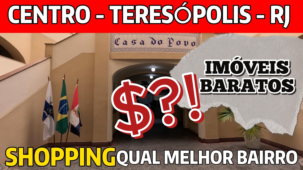 MOSTRANDO O CENTRO DE TERESÓPOLIS - RJ | E SHOPPING DA CIDADE