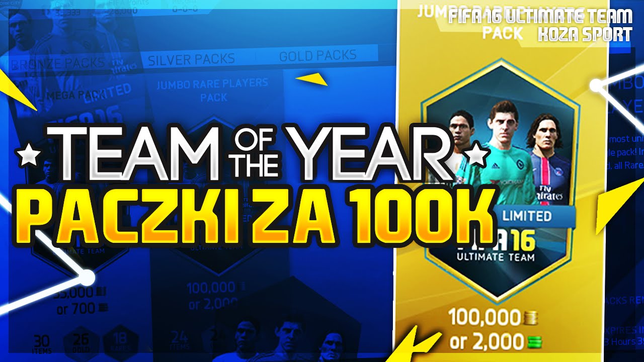 FIFA 16 - TOTY PACK OPENING - WRESZCIE COŚ!!!