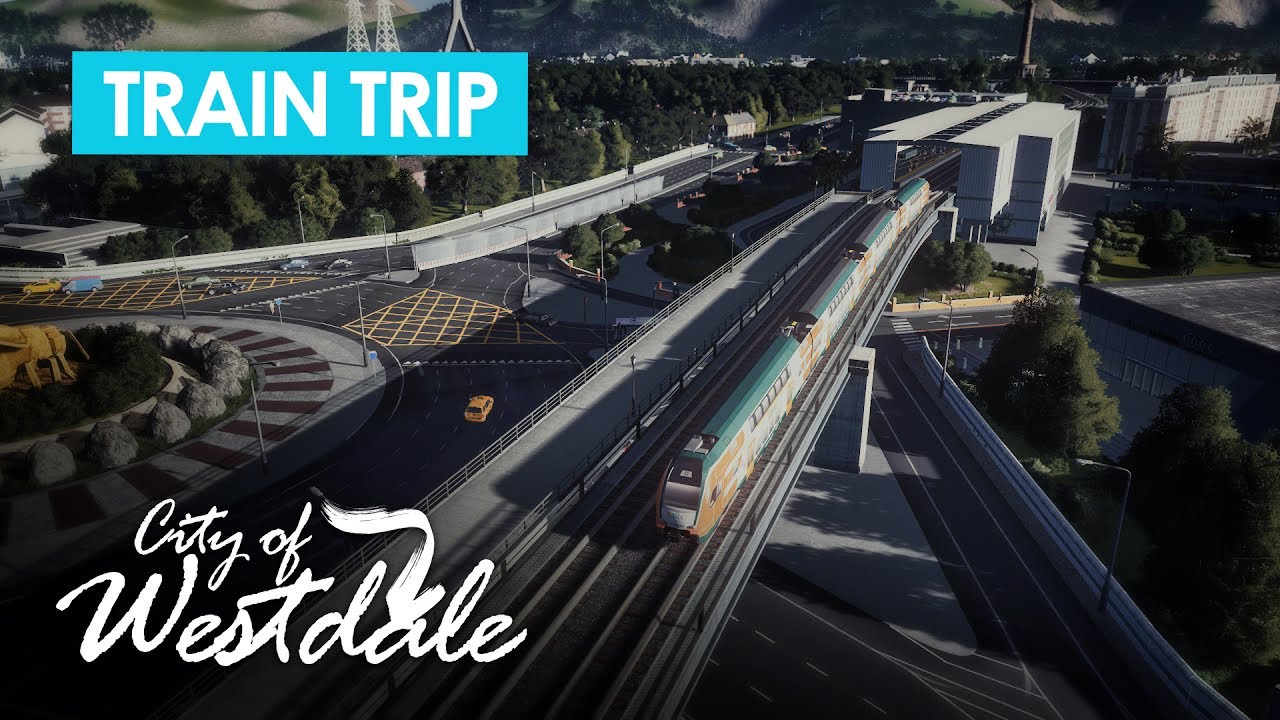 Cities Skylines: Поезд [4K]