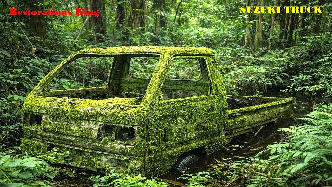Genius Restores a Totally Destroyed SUZUKI Truck Abandoned at the River Bottom for Centuries