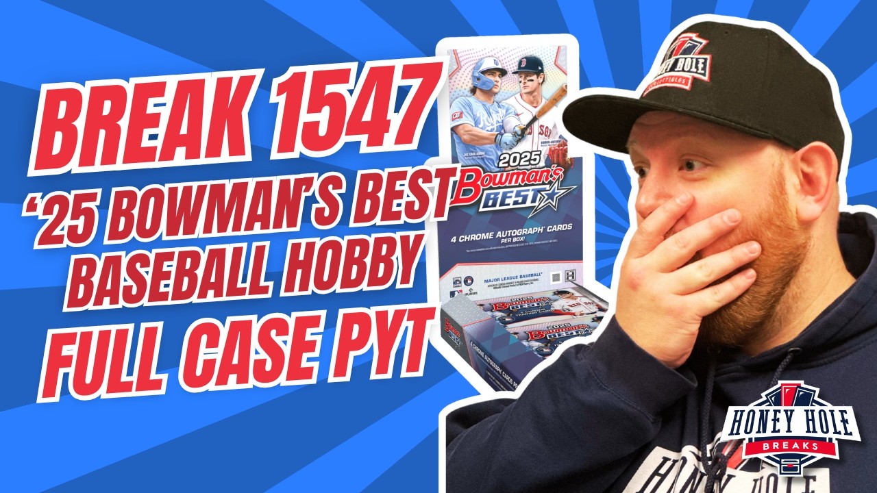 NASTY TRIPLE AUTO!!! FULL CASE 2025 Bowman's Best Baseball Hobby - 8-Box PYT Break #1547