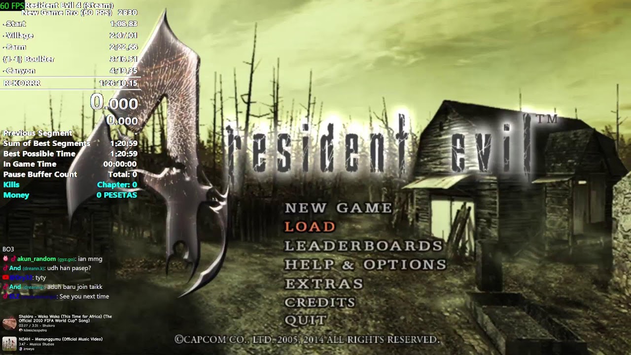 Speedrun RE4 OG | NG Pro PB Attempt