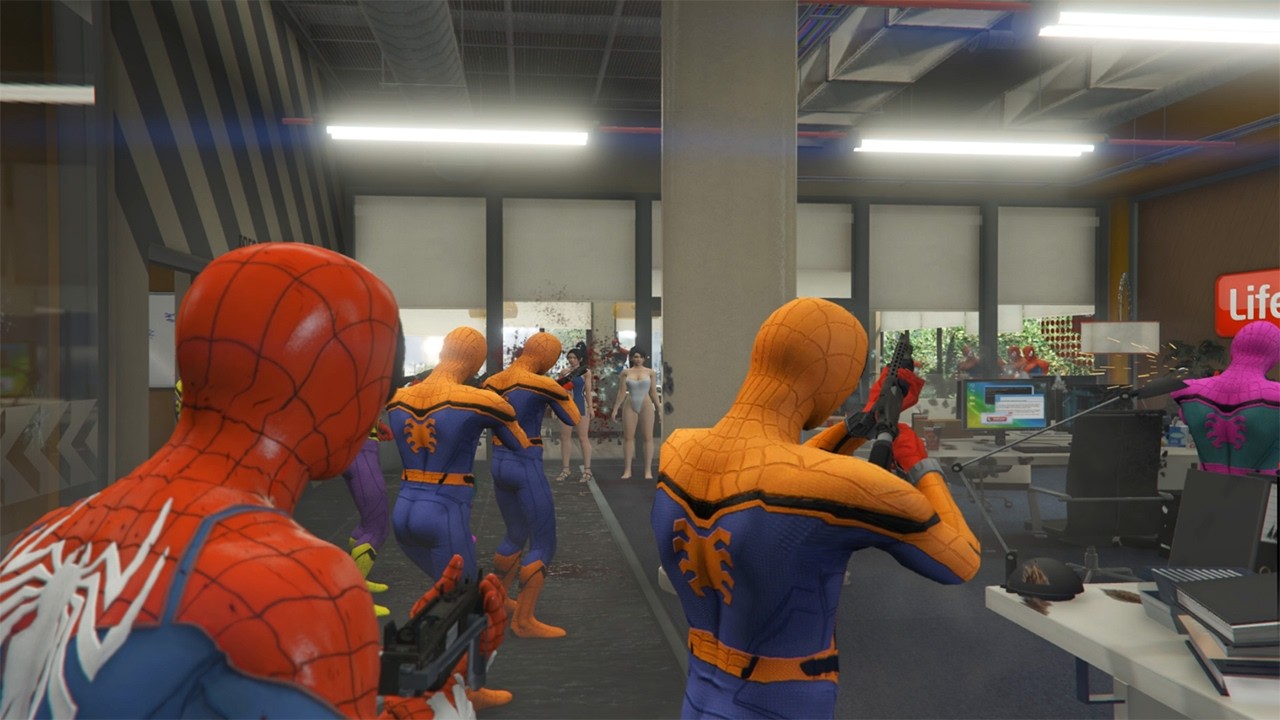 Marvel Avengers Super Hero , Marvel Spider Man - Team Spider Man vs Team Monster 