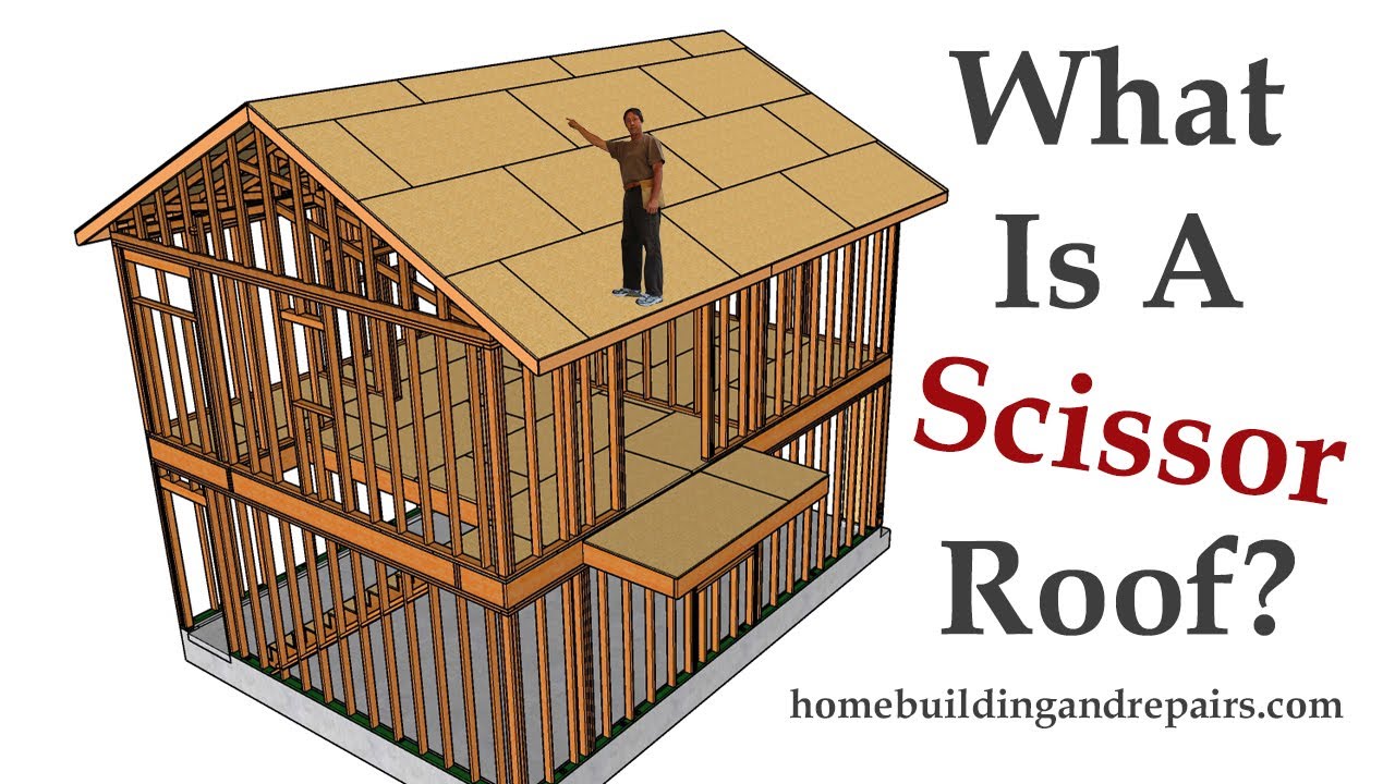 Two Car Garage, Apartment, Side Balcony And Scissor Truss Roof Framing - Episode #12