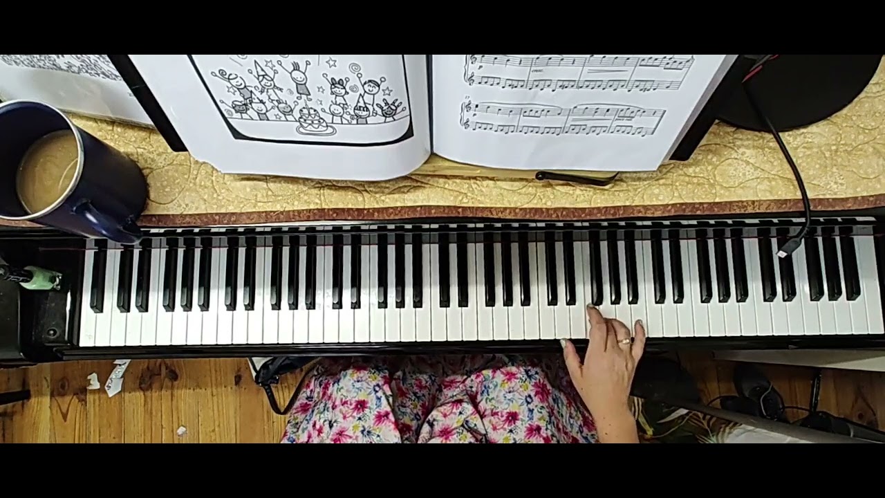 PRACTICE WITH ME: Schumann Melody RH #suzukipiano #book2