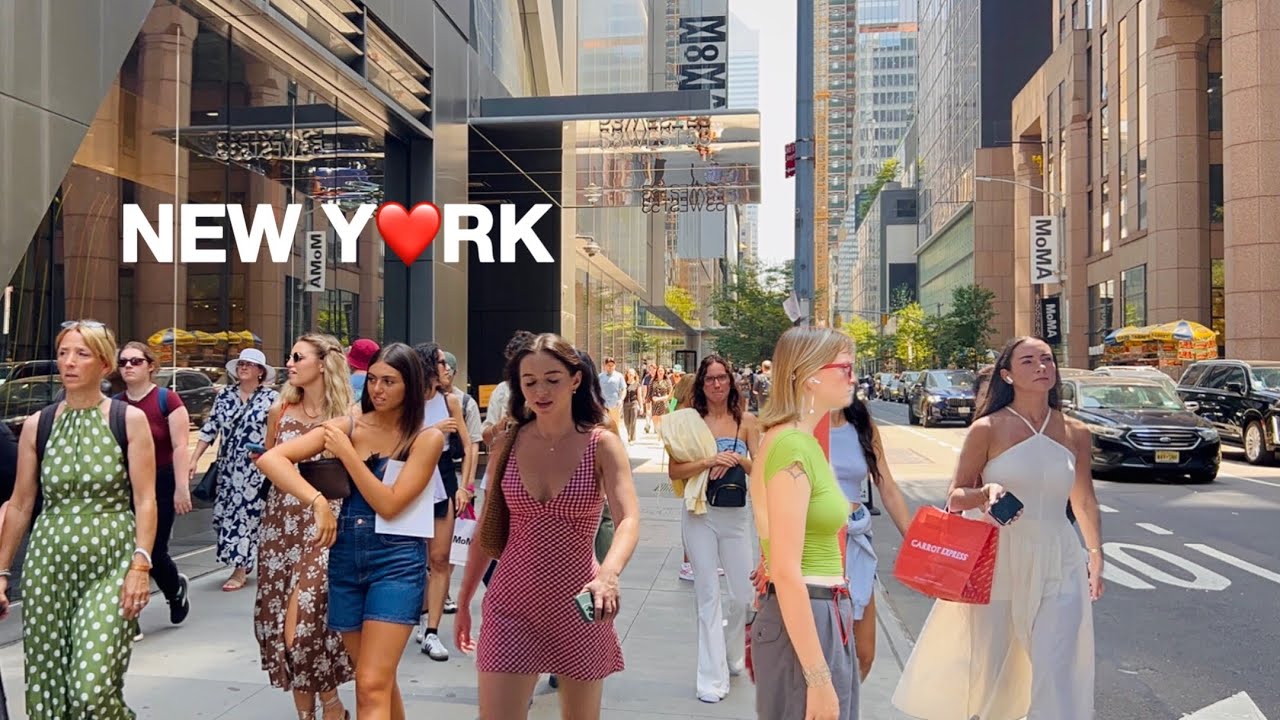 [4K]🇺🇸NYC Summer Walk🗽Ultra-Rich Billionaires’ Row in NYC 😎🍹Baccarat Hotel & Kin Ramen🍜 | July 2025