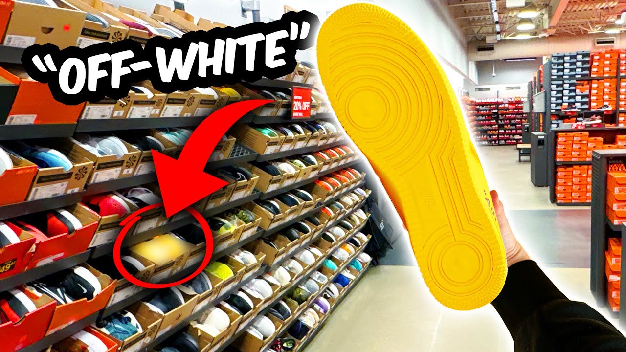 Нашли кроссовки OFF WHITE в аутлете NIKE