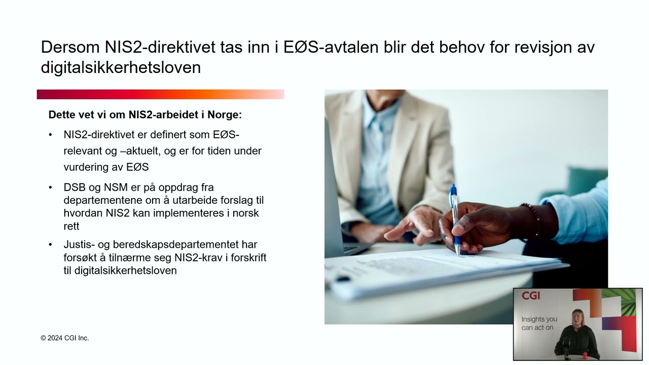 Vet du hvordan NIS2 treffer deg og din virksomhet? Webinar