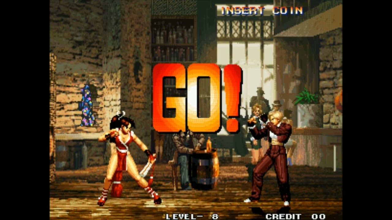 THE KING OF FIGHTERS 95 NEO GEO MVS ARCADE LEVEL 8 EIJI KISARAGI TAKUMA SAKAZAKI MAI SHIRANUI SEM FI