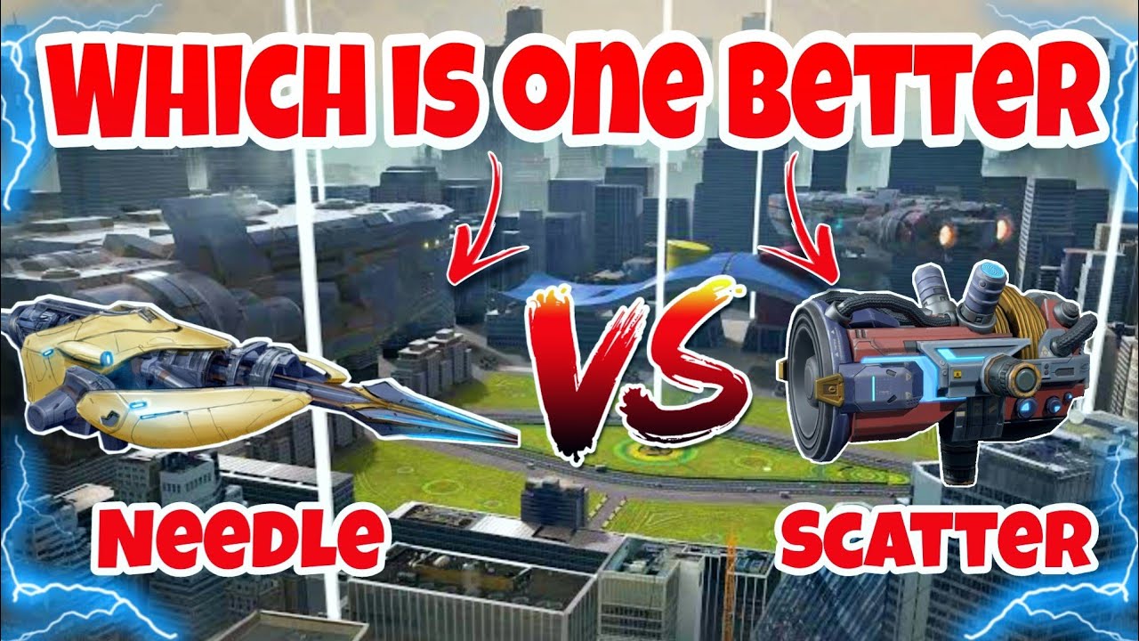 [WR] 🔥Needle VS Scatter Weapon Comparison |War Robots|
