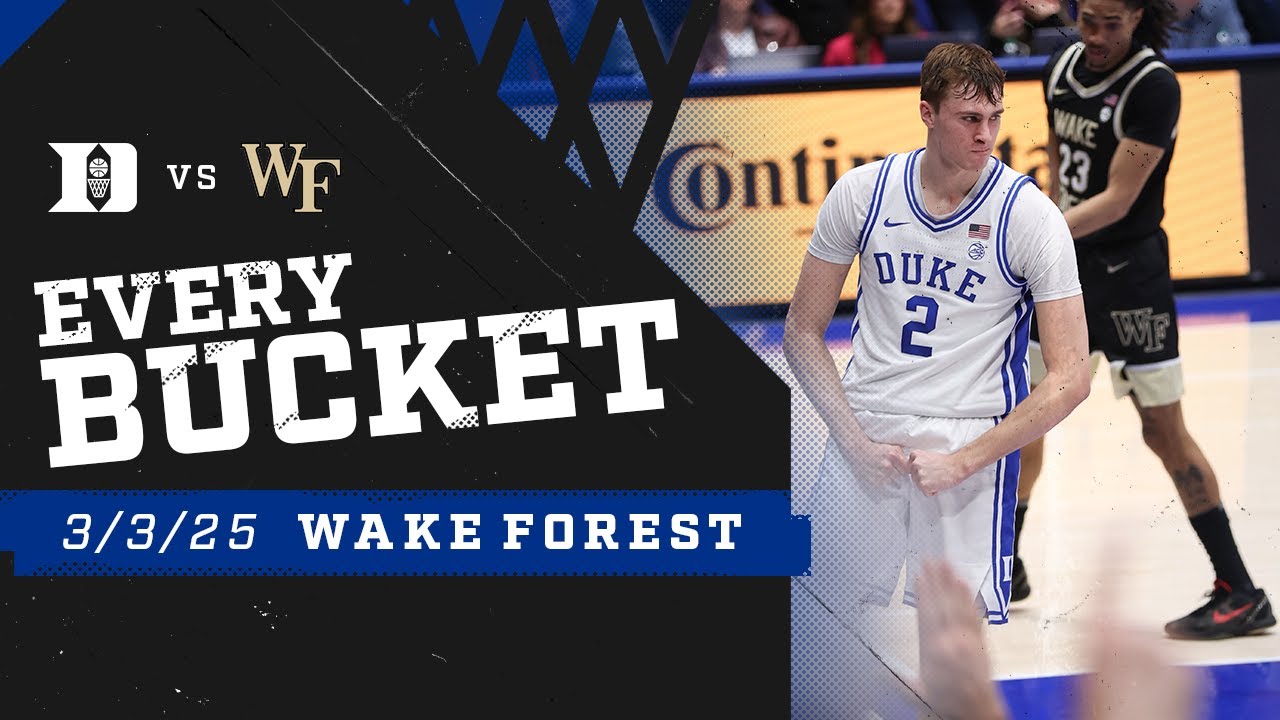 Duke 93, Wake Forest 60 | Every Bucket (3/3/25)