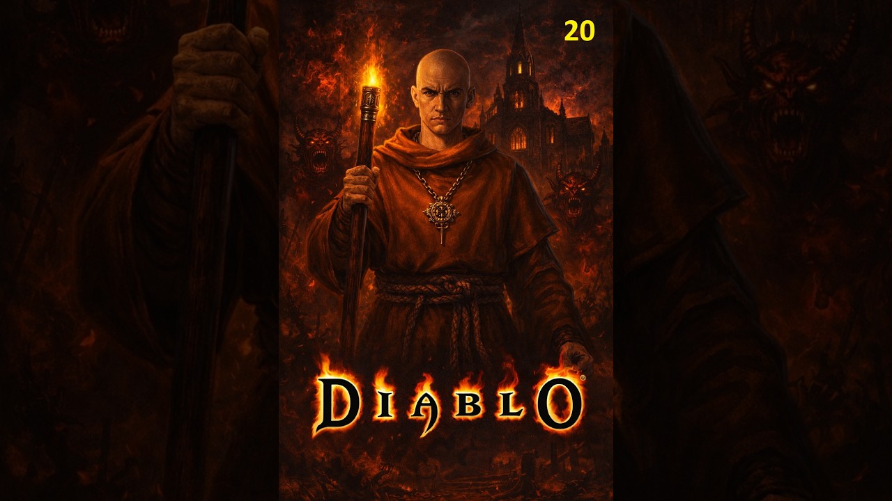 Diablo 1 Mnich #20 Kawałek meteorytu i kozłoludki