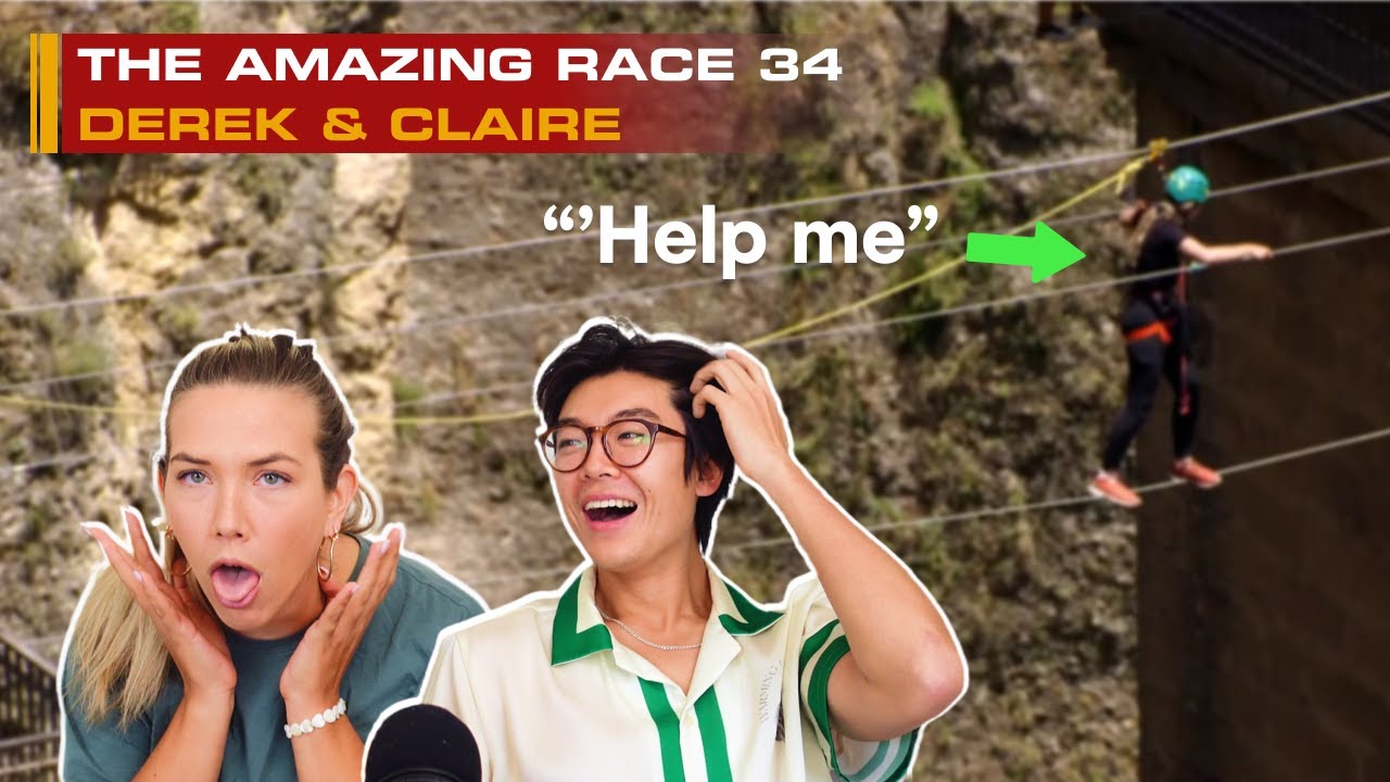Panic Attack at 400ft. Amazing Race 34 Ep.10 - Ronda, Spain