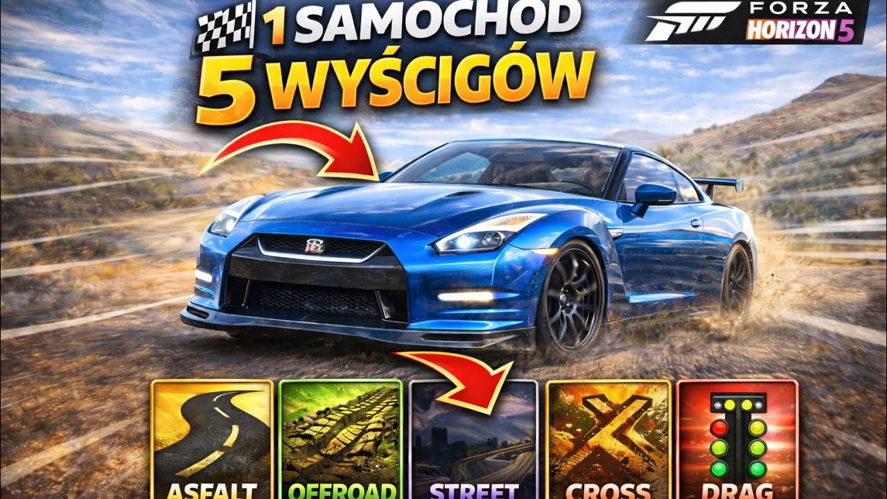 Forza Horizon 5 #16 1 Samochód 5 Wyścigów