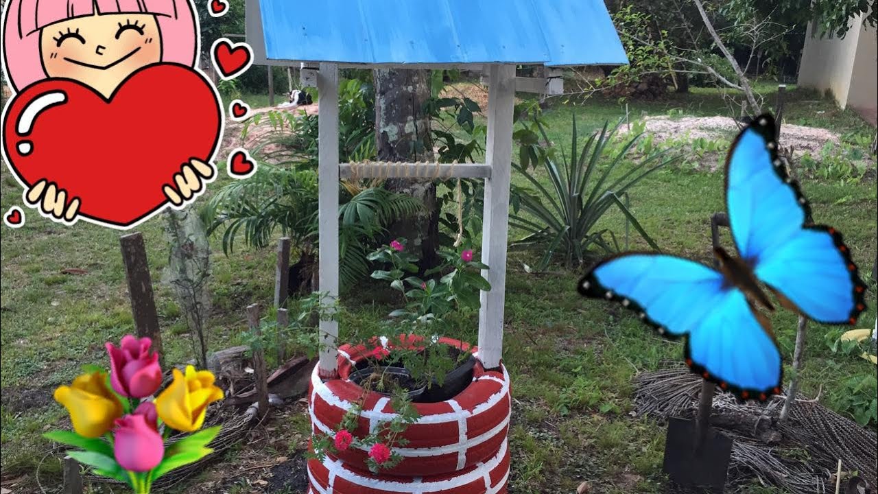 Poço de pneus( aprendi a construir o meu )
