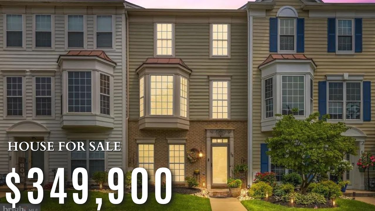 NEW JERSEY HOUSE FOR SALE | DELRAN | 3 Story Townhouse | 4 Bedrooms | 2172 sqft | Gym