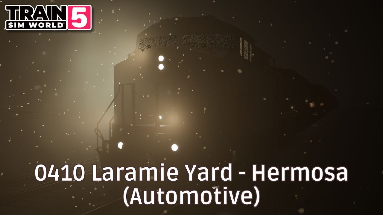 0410 Laramie Yard - Hermosa (Automotive) - Sherman Hill - AC4400CW - #TrainSimWorld5