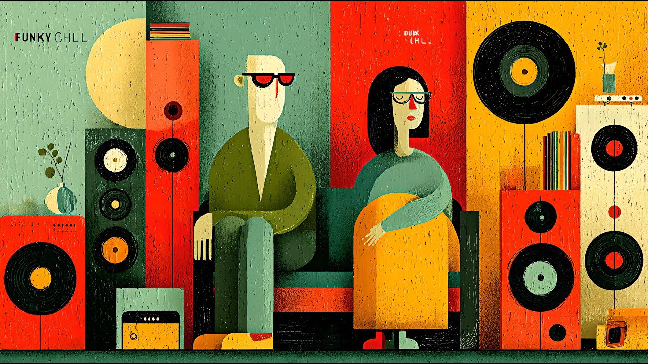 Funky Chill House Vibes – Retro Living Room Comfort