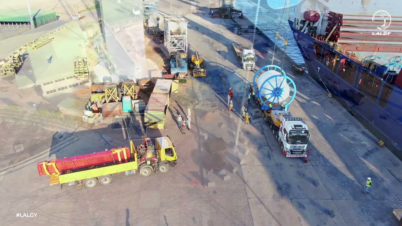 projecto de carregamento no porto (Ancoragem de coral FLNG) Mozambique/ Transportes Lalgy