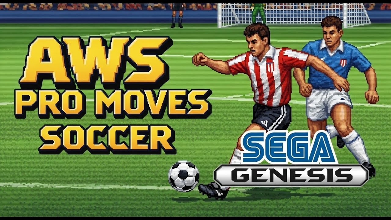 AWS Pro Moves Soccer - Sega Genesis / Sega Mega Drive (Gameplay)