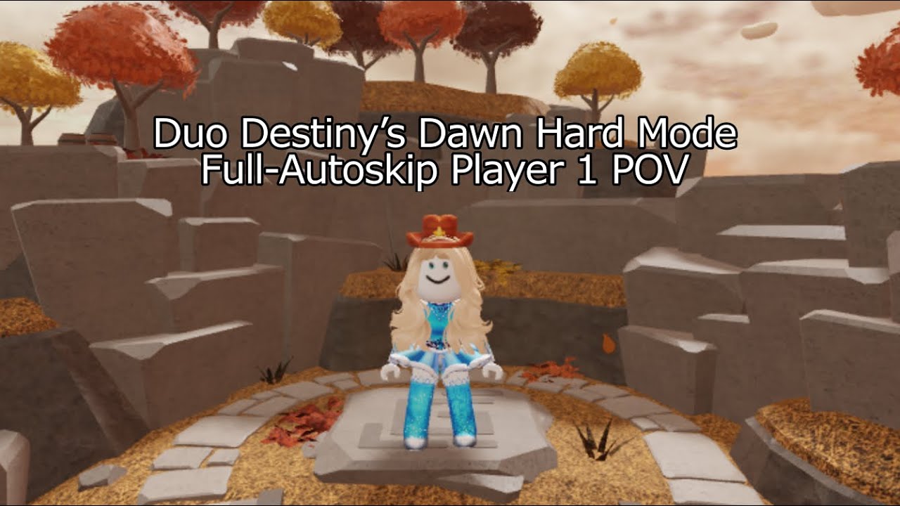Tower Heroes - Duo Destiny’s Dawn Hard Mode - Full Auto-Skip Player 1 POV (Buzzer Required)