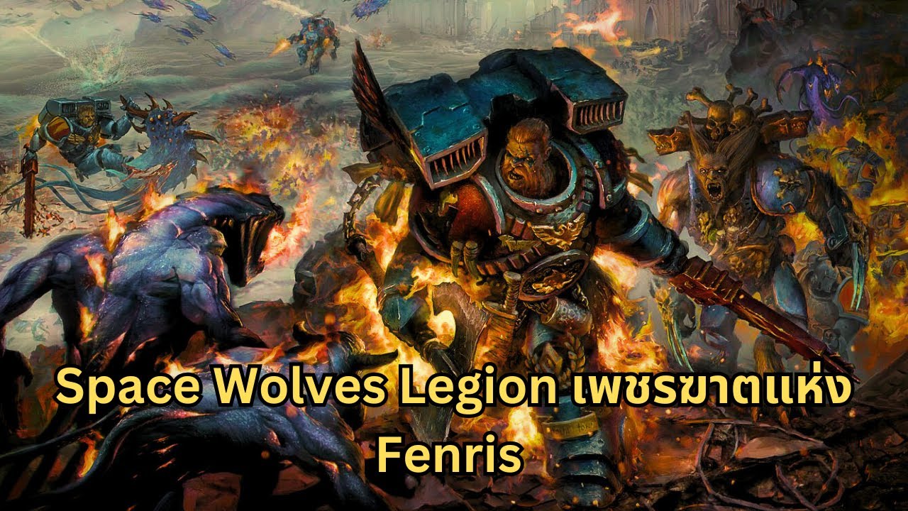 Space Wolves Legion  หมาป่าอวกาศ เพชรฆาตแห่ง Fenris I  Warhammer 40000 ไทย