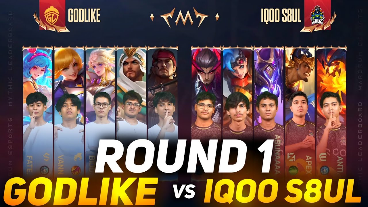 S8UL vs GODLIKE eSports | GRAND FINALE - ROUND 1 | MOBA LEGENDS 5V5 | VRIN OFFICIAL