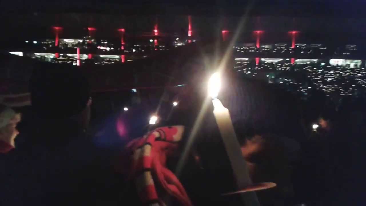 Weihnachts singen Union Berlin Hymne 2013