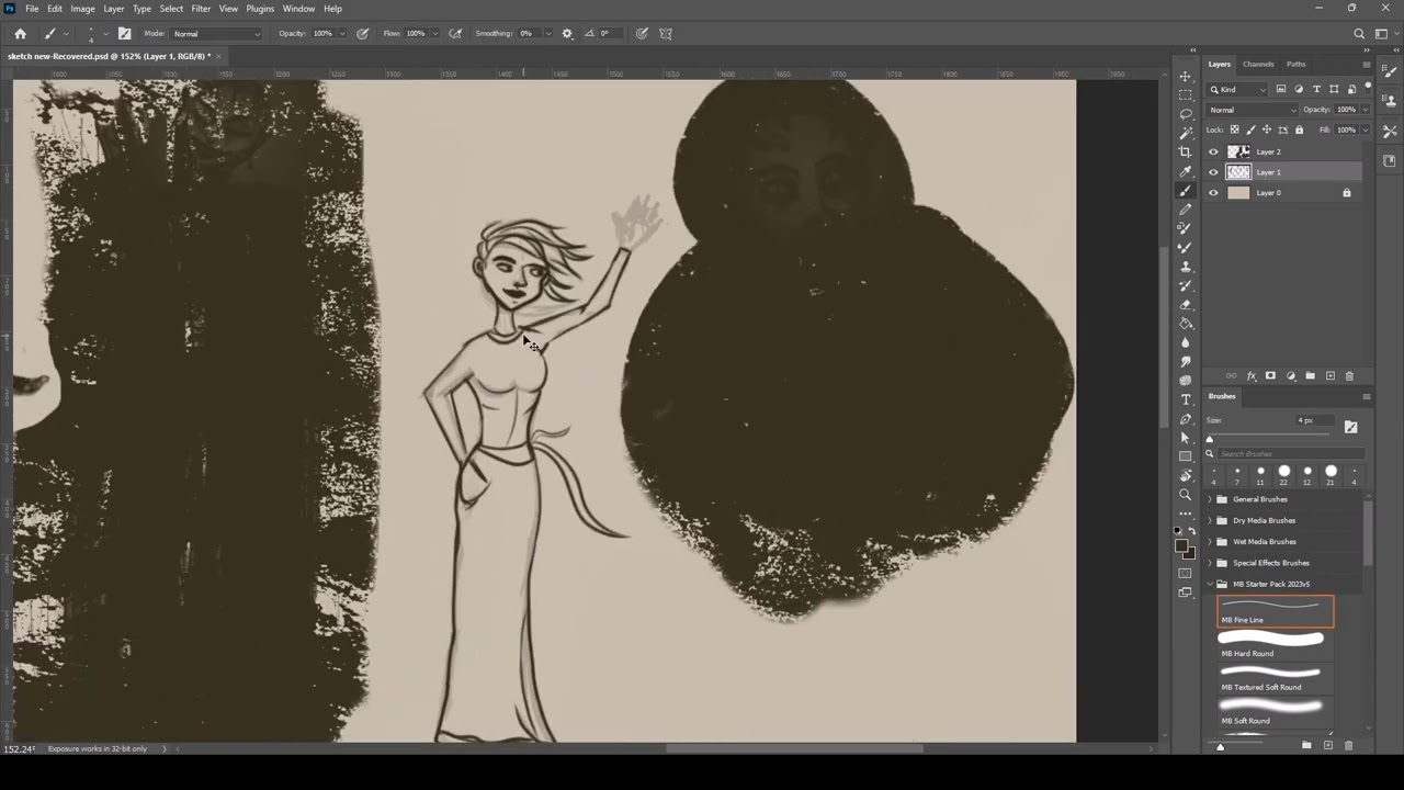 Let's draw some characters and practice,  Sketch 5!