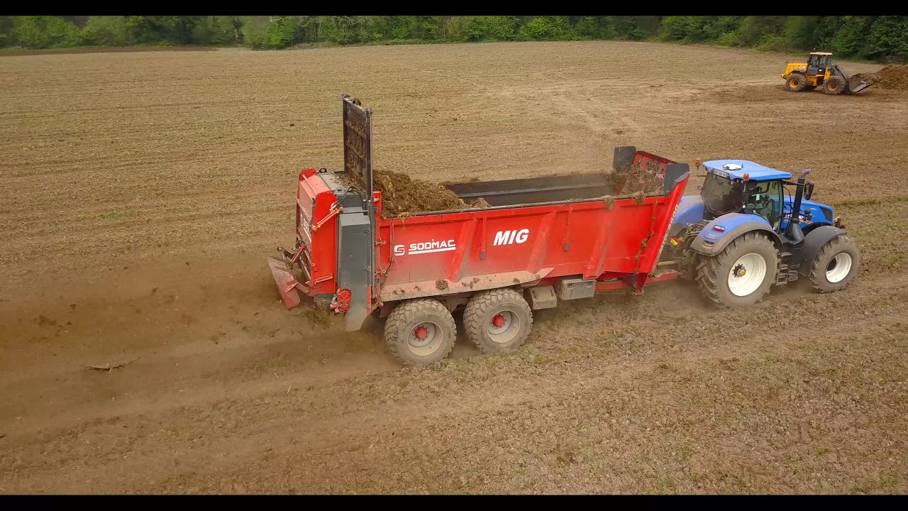 ETA EDT JAN - EPANDEUR SODIMAC MIG 8600 - EPANDEUR RAFAL 3800 - CHARRUE GREGOIRE - JCB 416