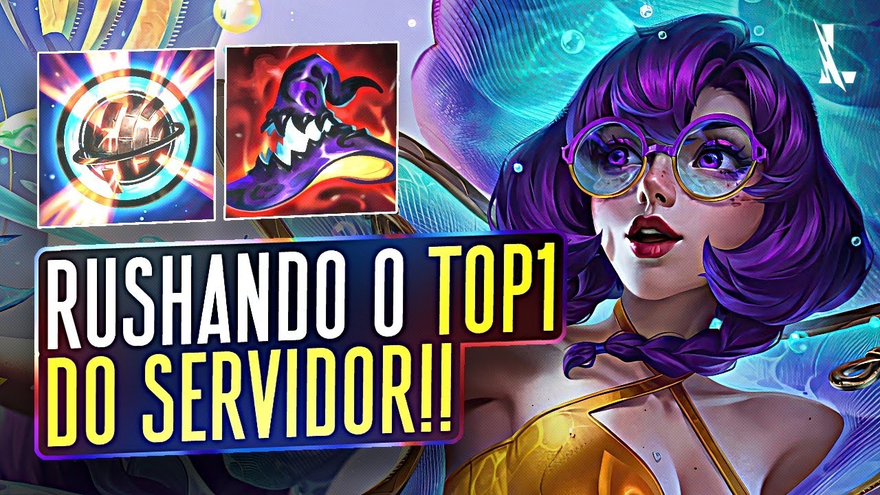 AURORA GAMEPLAY NO HIGH ELO!! TOP5 DO SERVIDOR RUSHANDO TOP1 TRYHARD!! | LoL Wild Rift