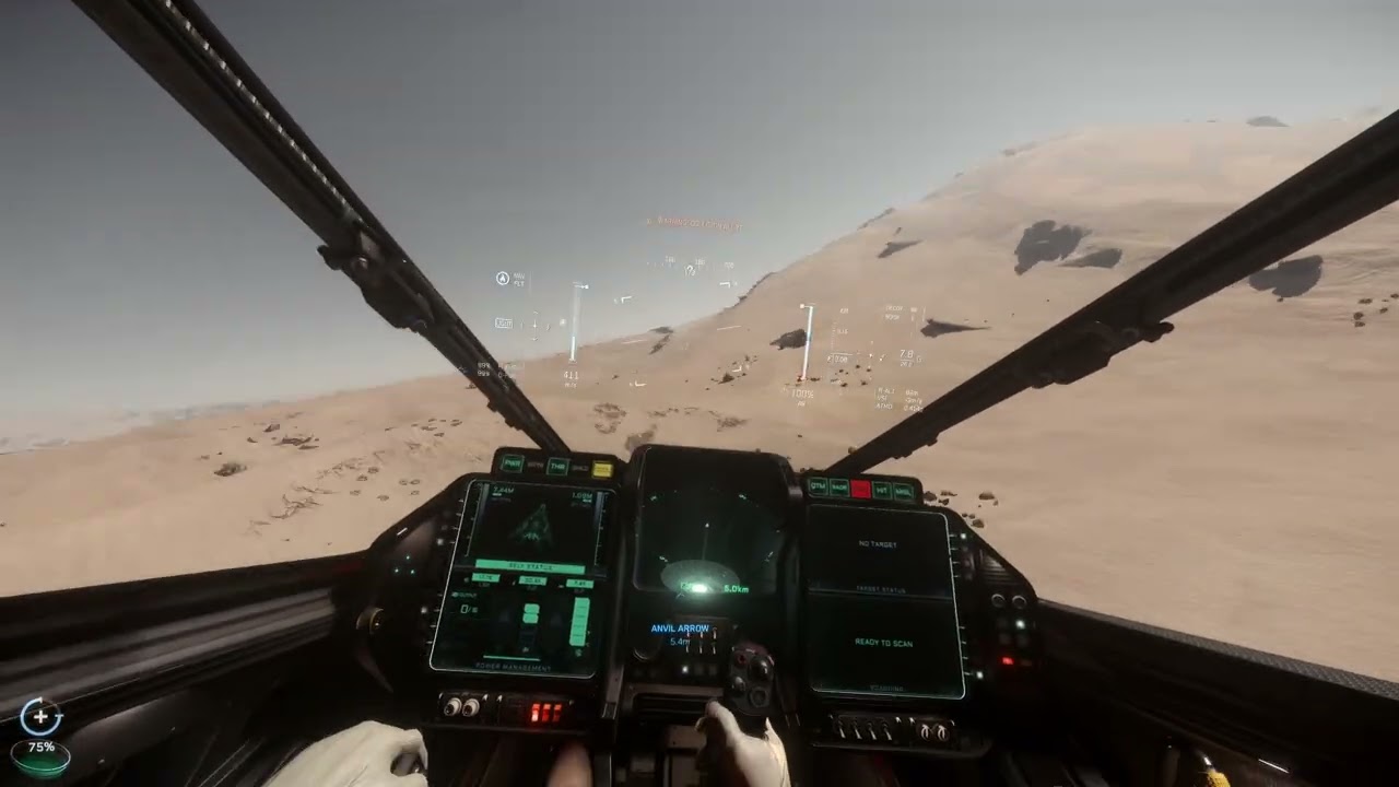 Deathcore - Star Citizen unlim low fly - [4K60, Tobii5, Joysticks]