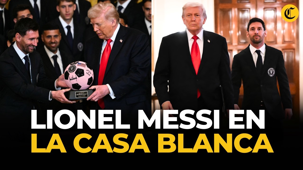 Trump recibe a Lionel Messi en la Casa Blanca y lo compara con Pelé | El Comercio