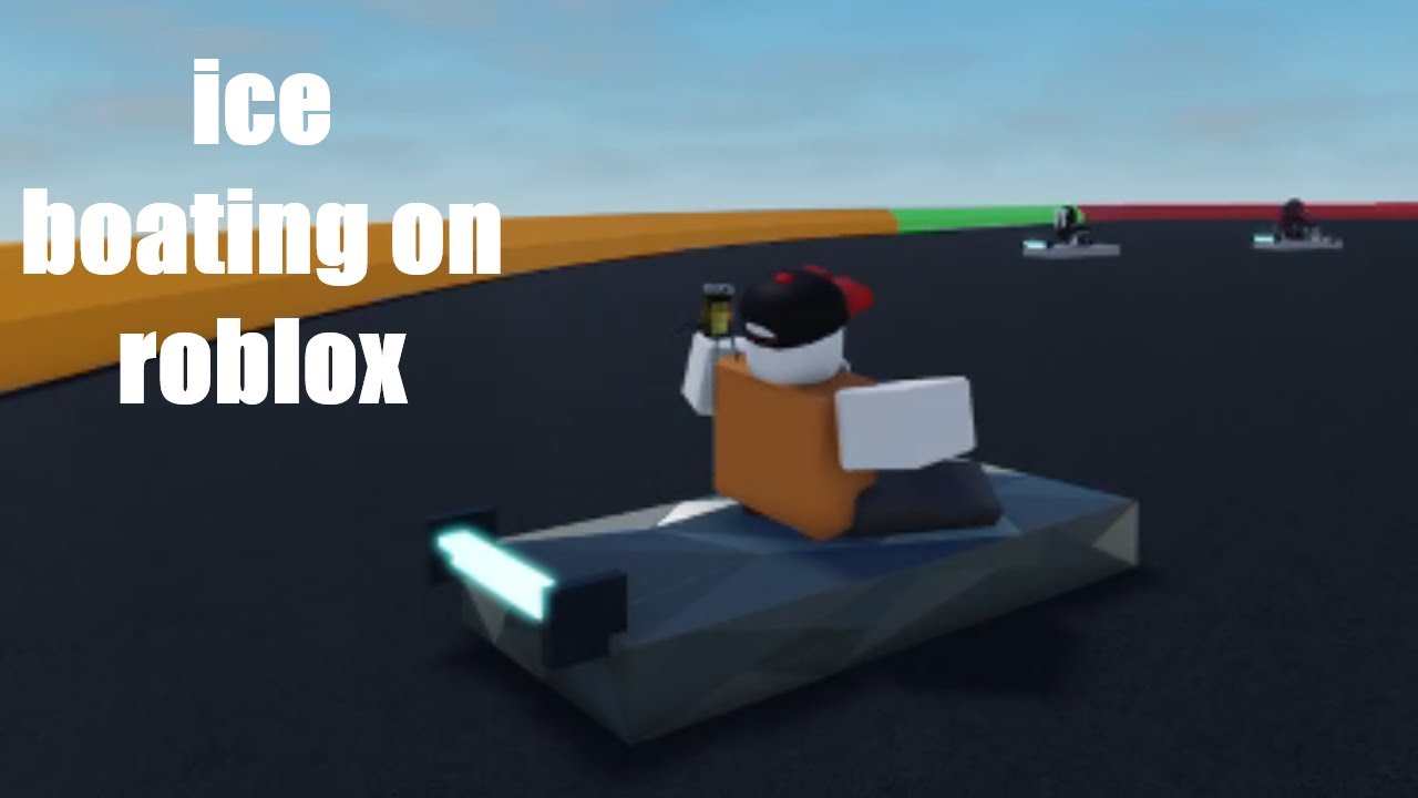 near perfect roblox ice boating #roblox #iceboating