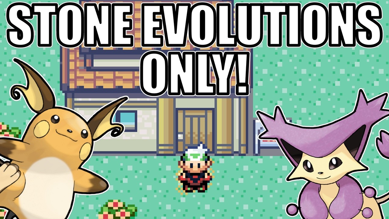 Прохождение Pok&eacute;mon Emerald с использованием только каменных эволюций!