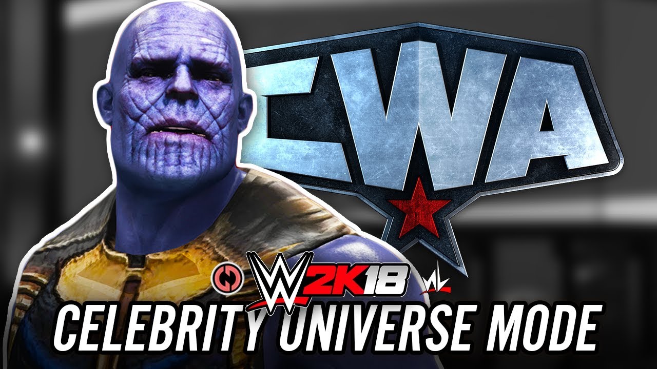 WWE 2K18 Celebrity Universe Mode - Ep 1 - WELCOME TO CWA!!