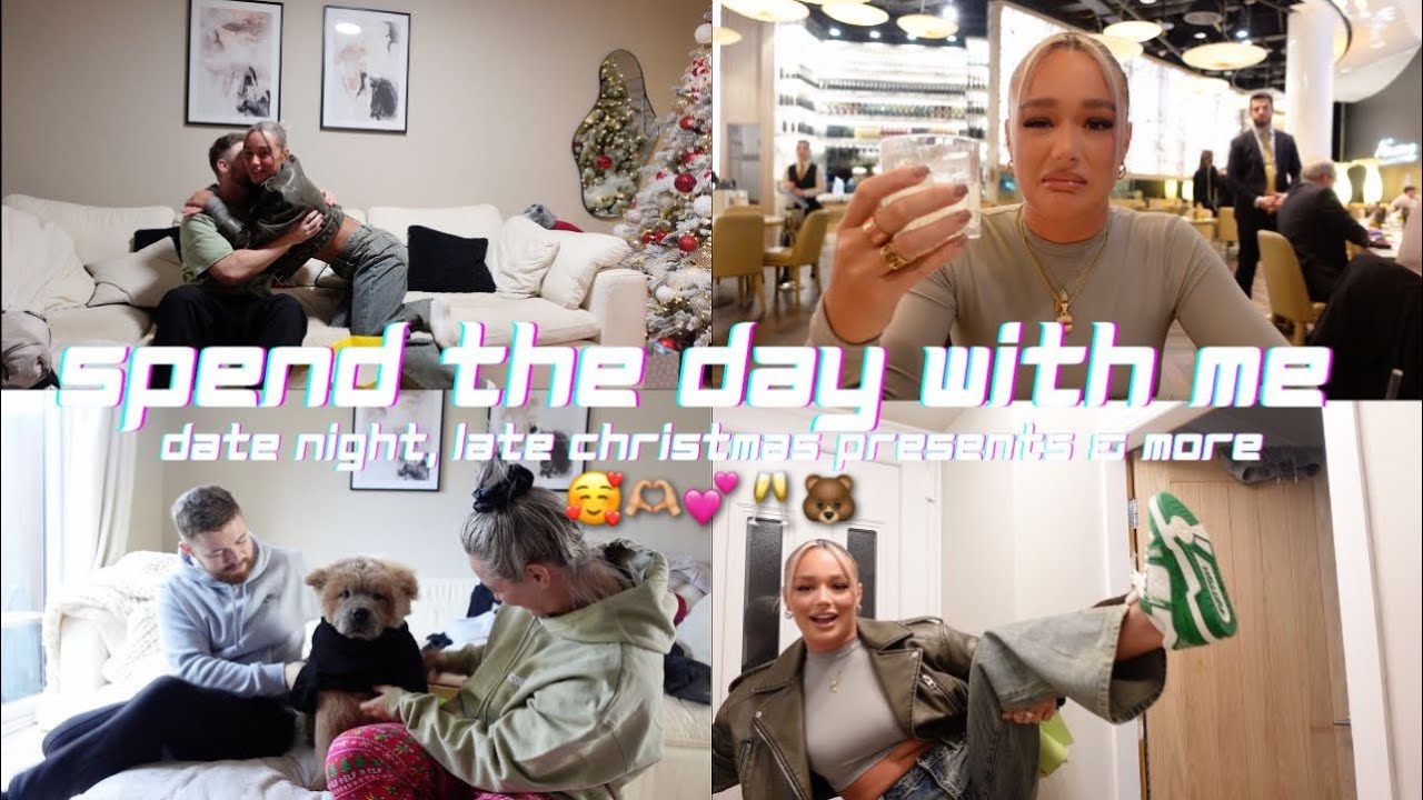 spend the day with me 🫶🏼 | date night, late christmas presents & more yay