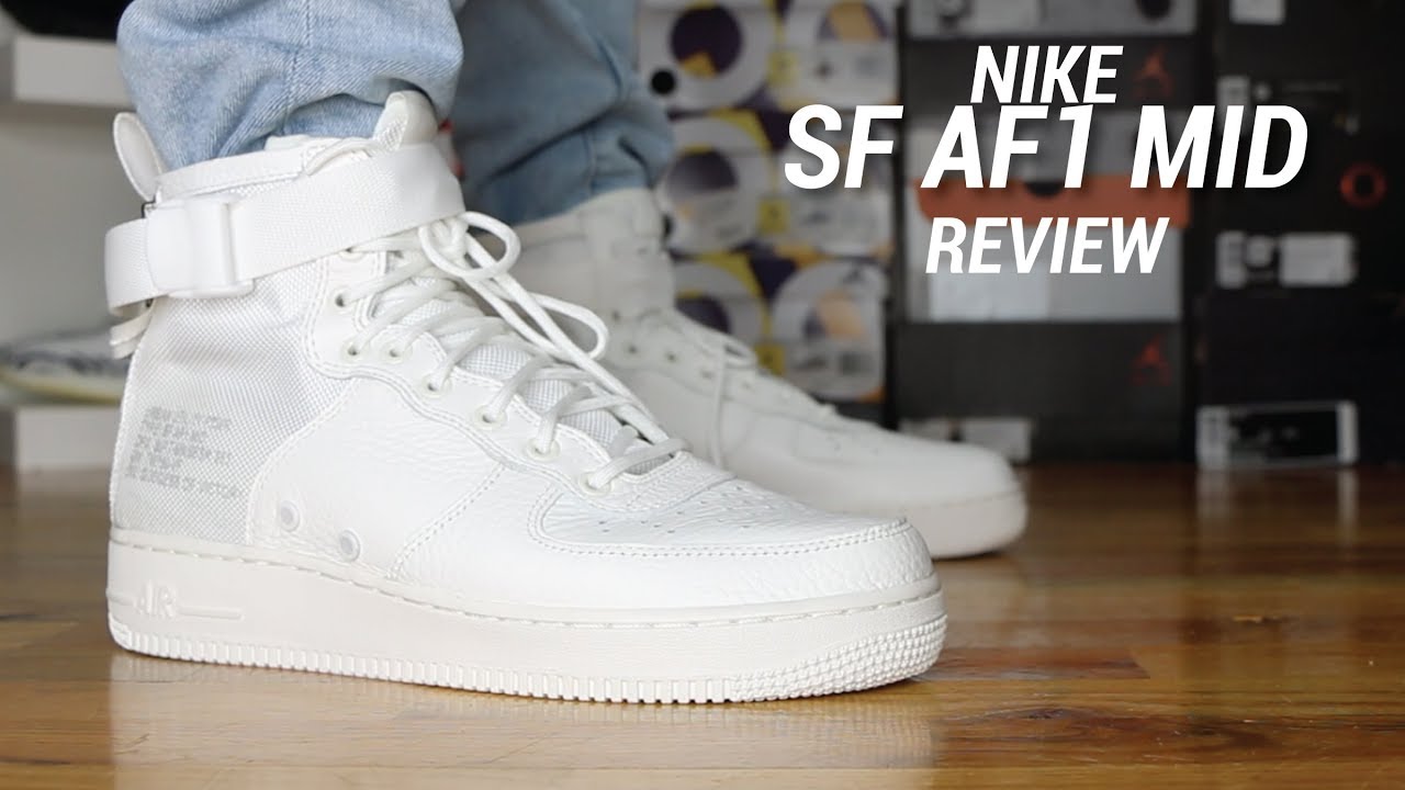 NIKE SF AF1 MID TRIPLE IVORY REVIEW